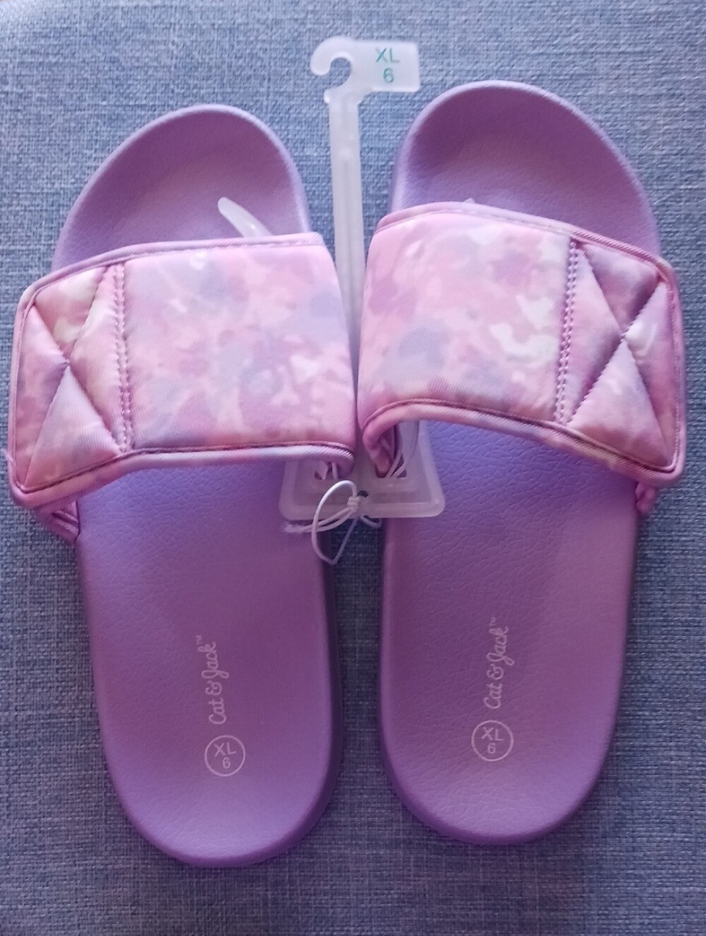 New!! Cat & Jack Girls Kris Sport Slide Sandals